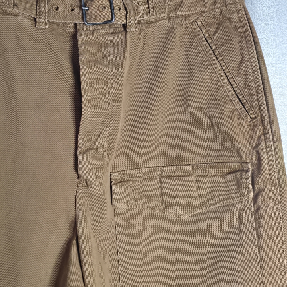 Polo Ralph Lauren Vintage Rare Men's Tan Cargo Pants Size 31/32 Military Style - Picture 8 of 12